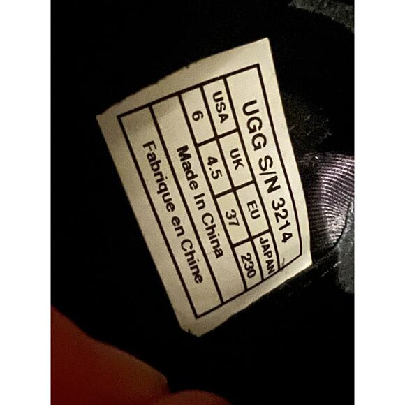 UGG suede boots, heeled Josie Convertible fold over or wear Up Sz 6 -heel 3” - Picture 9 of 10